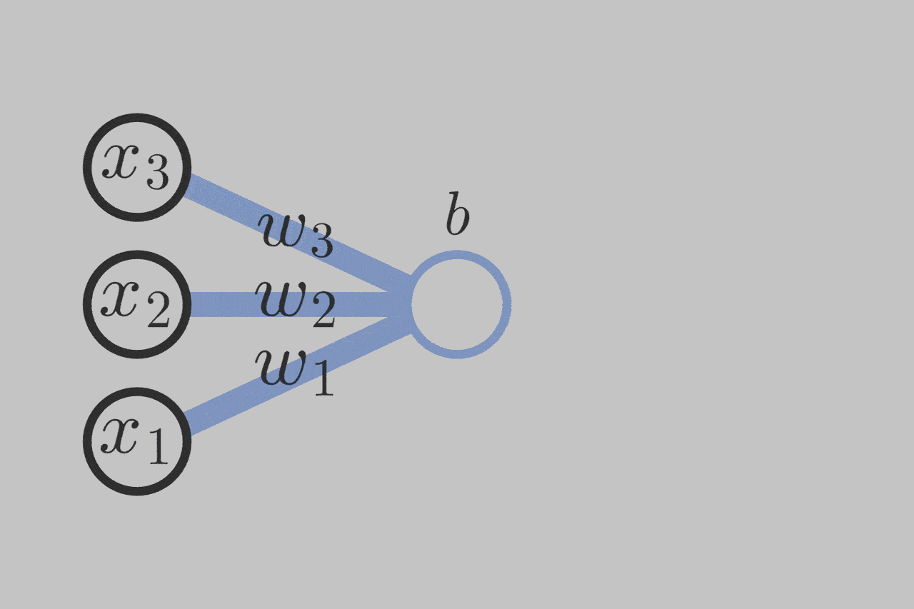 animation for feed-forward network